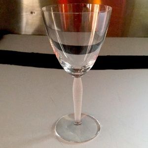 NIB-8 Lalique Crystal Water Goblets